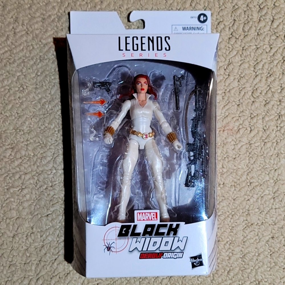 Marvel Legends Series Black Widow deadly origin action figure, hasbro, 4+